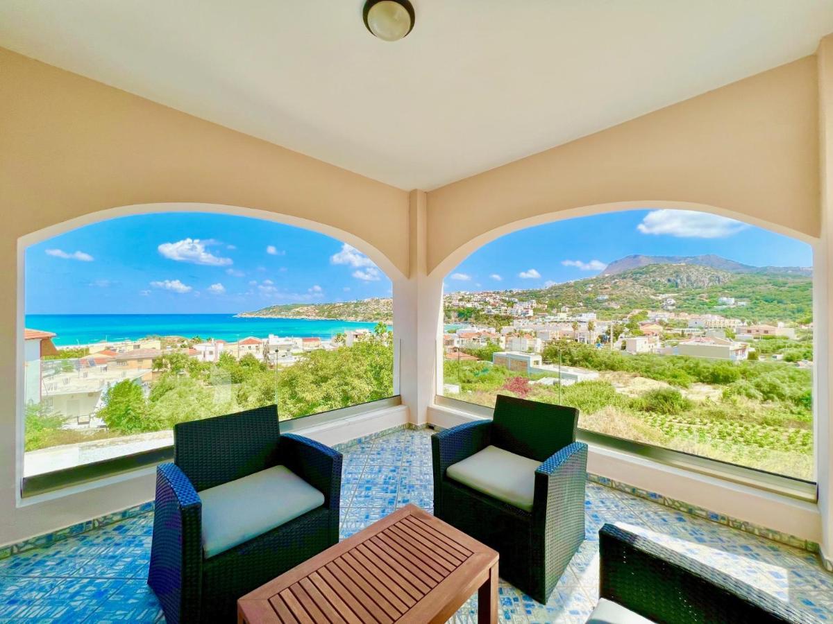 Beach Villa Evgenia With Private Pool By Dadovillas Almirida المظهر الخارجي الصورة