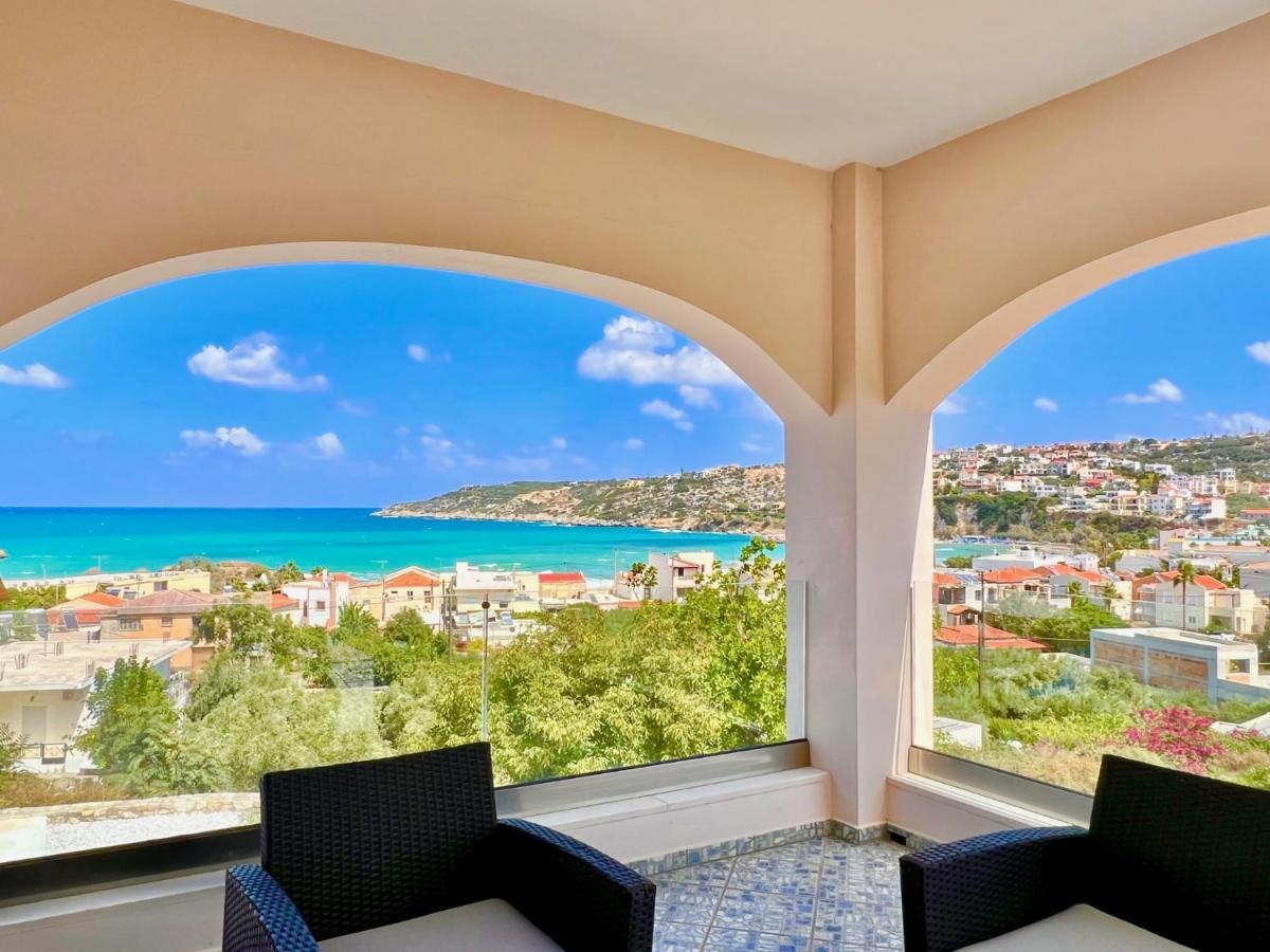 Beach Villa Evgenia With Private Pool By Dadovillas Almirida المظهر الخارجي الصورة