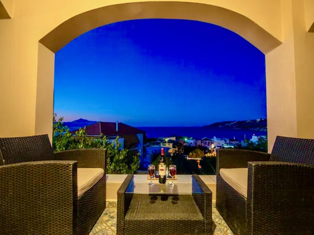 Beach Villa Evgenia With Private Pool By Dadovillas Almirida المظهر الخارجي الصورة